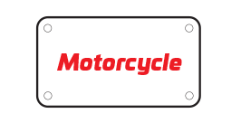 Motorcycle Plate Template